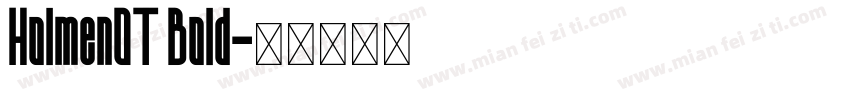 HolmenOT Bold字体转换